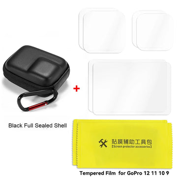 Storage Bag Case for GoPro Hero 13 12 11 10 9 8 Portable Mini Box Sport Camera Waterproof Protective Case for Go Pro Accessories