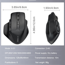 E-YOOSO X-31 USB 2.4G Wireless Gaming Large Mouse for Big Hands PAW3212 4800 DPI 5 buttons for gamer Mice computer laptop PC