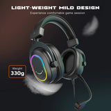 Fifine RGB Gaming Headset — 7.1 Surround Sound, Mic, PC/PS4/PS5