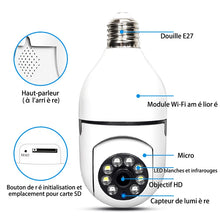 E27 Wifi Bulb Surveillance 360 Camera Night Vision Automatic Human Tracking Home Panoramic Wireless Security Protection Monitor