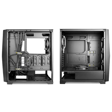 Antec DF800 FLUX PC Case Glass Side Case ATX Mid Tower Support 360 Water Cooled Side Computer Case With 5 Pcs Fans 컴퓨터 케이스 PCケース