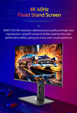 Anmite 27" IPS 4K Monitor Ps4 LCD Computer Game High color gamut screen suitable for graphic designers