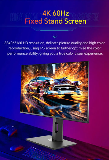 Anmite 27" IPS 4K Monitor Ps4 LCD Computer Game High color gamut screen suitable for graphic designers