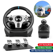 PXN V9 270°/900° Gaming Steering Wheel for PC Windows 7/8/10/11/PS4/PS3/Switch/Xbox One/Xbox Series X/S