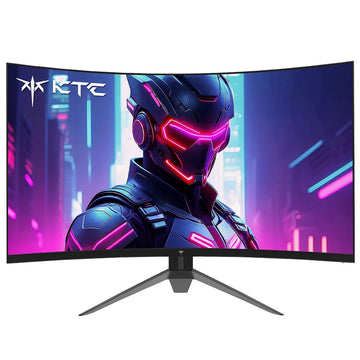 KTC H32S17F 32 inch Curved Gaming Monitor 1920*1080 HVA Panel 240Hz Refresh Rate 125% sRGB, 3500:1 Contrast Ratio, Adaptive Sync