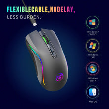 HXSJ T69 ergonomics Portable Cordless 2.4G Rgb Wireless gaming Mouse Laptop Computer Wireless Mouse for game pc