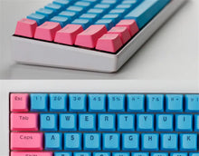 61 Key Set PBT Keycaps Ansi 60% Computer Gamer Mechanical Keyboard Cap Backlight OEM Miami DOLCH GK61 SK61 Anne pro 2 RK61 K617