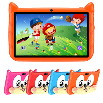 BDF 7 Inch Kid Tablet Android 13, 4GB RAM 64GB ROM,1TB Expand,5G WiFi,4000MAH Battery,Dual Camera, Children's Gift Kids Software