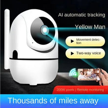 Home Monitoring WIFI Camera 360° Night Vision Auto Tracking Indoor Security Surveillance Baby Remote Voice Conversation