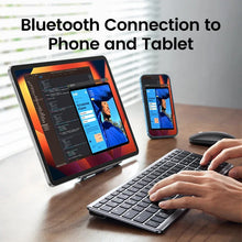 Wireless Bluetooth 5.0 Keyboard 2.4G English 102 Keycaps For MacBook iPad Tablet USB C Rechargeable Keyboard PC Accessories