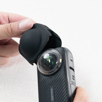 For Insta360 X4 Soft Silicone Lens Protective Cover Panorama Camera Lens Cap Screen Protector Insta 360 X4 Camera Accessories