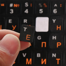 Russian Letters Language Keyboard Sticker Frosted PVC Waterproof Stickers for Notebook Computer Desktop Keyboard Keypad Laptop