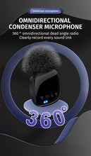 JOCEEY Bluetooth microphone for android iPhone iPad, Professional microphone for Video Recording YouTube, Recording microphone