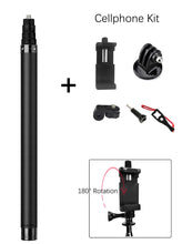 1.2m 3m Carbon Fiber Invisible Selfie Stick Bullet Time Rotating Handle Tripod for GoPro Insta360 X4 X3 X2 Ace Pro Accessories