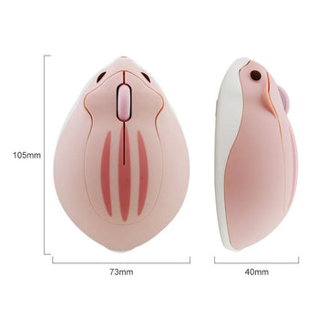 CHUYI New Wireless Mouse Cute Hamster Design Mause 2.4G 1200 DPI Portable Computer Mice Gaming Gifts For Computer Laptop PC