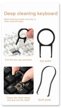 19 in 1 Computer Keyboard Cleaner Kit, Phone Tablet Camera Screen Cleaning Tools Earphone Clean Brush Keycap Puller Phone Holder