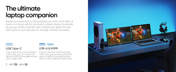 ARZOPA 16.1 inches Portable Monitor,144hz,100%sRGB,1080P FHD,IPS Screen,Z1FC