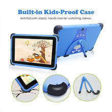 Used Tablets 7'' Android 11 Children Tablet  2GB 32GB 4-Core Tablet for Kids 1024x600 IPS Dual Wifi 5G 3000mAh with Tab Holder