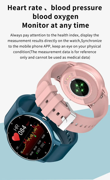 LIGE 2023 New Men Smart Watch Real-time Activity Tracker Heart Rate Monitor Sports Women Smart Watch Men Clock For Android IOS