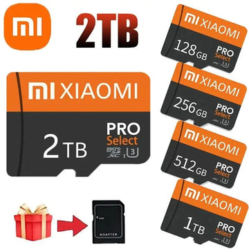 Xiaomi 2TB SD Card Class 10 TF Flash Card 1TB 512GB 256GB 128GB 64GB Memory Card For Mobile Phone PC Speaker H