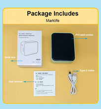 Marklife P15 Thermal Label Printer Similar as D11 D110 D101 Labeling Machine Wireless Bluetooth Label Maker With Label Sticker