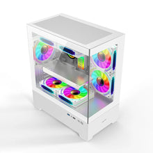 Power Train Illusionary Realm 3 M-ATX Desktop Case Support 350mm GPU 240 Water Cooler Side Transparent Computer Chassis