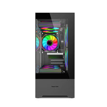 Power Train Illusionary Realm 3 M-ATX Desktop Case Support 350mm GPU 240 Water Cooler Side Transparent Computer Chassis