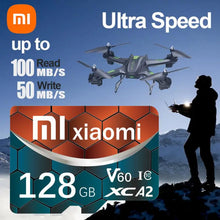 Mijia Xiaomi 2TB SD Memory Card 1TB 512GB High Speed U3 Class 10 TF Card 4K Ultra-HD Video Card SD Flash Memory Cards 128GB 64GB