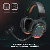 Fifine RGB Gaming Headset — 7.1 Surround Sound, Mic, PC/PS4/PS5