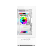 Power Train Illusionary Realm Computer Case M-ATX/ITX Seaview Room Side Transparent Desktop Chassis Support 240 Water Cooler