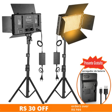 Nagnahz U800 LED Photo Studio Light for Tiktok Youbute Game Live Video Lighting Portable Video Recording Photography Panel Lamp