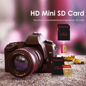 Class 10 Mini SD TF Card 4GB 8GB 16GB 32GB 64GB Flash Memory Cards 128GB 256GB TF Card for Smartphone laptop