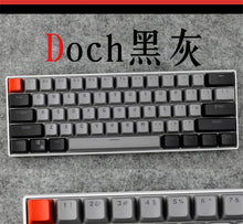 61 Key Set PBT Keycaps Ansi 60% Computer Gamer Mechanical Keyboard Cap Backlight OEM Miami DOLCH GK61 SK61 Anne pro 2 RK61 K617