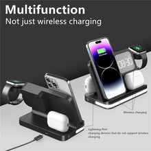 Wireless Charger Stand For iPhone 15 14 Samsung S23 S22 Ultra Fold Z Flip Galaxy Watch Active Buds Fast Charging Station Holder