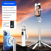 P135MAX Magnetic Selfie Stick Tripod with Wireless Remote Extendable Cell Phone Tripod Stand Compatible with MagSafe IPhone