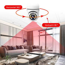 E27 Wifi Bulb Surveillance 360 Camera Night Vision Automatic Human Tracking Home Panoramic Wireless Security Protection Monitor