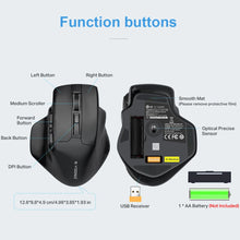 E-YOOSO X-31 USB 2.4G Wireless Gaming Large Mouse for Big Hands PAW3212 4800 DPI 5 buttons for gamer Mice computer laptop PC