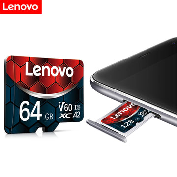 Lenovo 2TB Memory Card 128GB Class 10 V60 TF Card 1TB Mini SD Card 512GB 256GB A2 U3 Micro SD Card 128GB High Speed TF Card