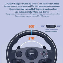 PXN V9 270°/900° Gaming Steering Wheel for PC Windows 7/8/10/11/PS4/PS3/Switch/Xbox One/Xbox Series X/S