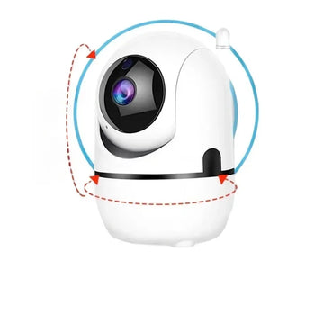 Home Monitoring WIFI Camera 360° Night Vision Auto Tracking Indoor Security Surveillance Baby Remote Voice Conversation