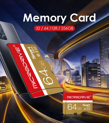 Class 10 Mini SD TF Card 4GB 8GB 16GB 32GB 64GB Flash Memory Cards 128GB 256GB TF Card for Smartphone laptop