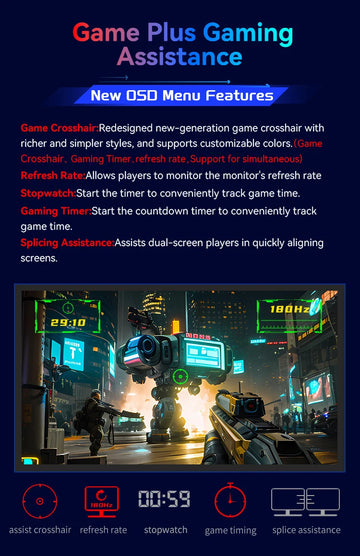 TITAN AMRY 23.6 inch 180Hz 1ms 1500R curved screen gaming esports full HD 1080P compatible 144Hz computer monitor 24A3G