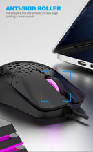 RAIKU G701 Wired 6 Keys Mouse Colorful Lighting Gaming and Office For Microsoft Windows and Apple IOS System