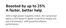 Xiaomi Mijia Air Pump 2 pour vélos et balles, préinitialisation numérique de la pression des pneus + arrêt automatique de charge, charge rapide de type C