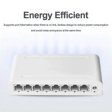 5/8 Ports Ethernet Switch 10/100/1000Mbps Desktop Gigabit Network Switch Adapter RJ45 Ethernet Switch Auto MDI/MDIX Fast Switch