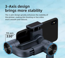 F10 3-Axis Handheld Gimbal Smartphone Stabilizer Cellphone Selfie Stick for Android iPhone Phone Vlog Anti Shake Video Recording