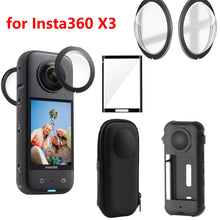 for Insta360 X3 Lens Cap Protective + Body Cover Silicone Case lenses protector for Insta 360 X3 Anti-scratch Accessory