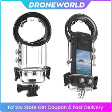 Dive Case For Insta360 X4 Waterproof Case Housing Underwater 40m Protector Invisible 360° Fully Diving Shell Accessories