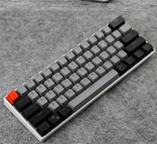 61 Key Set PBT Keycaps Ansi 60% Computer Gamer Mechanical Keyboard Cap Backlight OEM Miami DOLCH GK61 SK61 Anne pro 2 RK61 K617