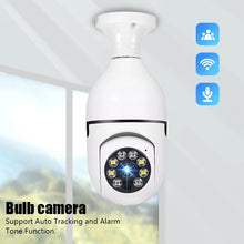 E27 Wifi Bulb Surveillance 360 Camera Night Vision Automatic Human Tracking Home Panoramic Wireless Security Protection Monitor